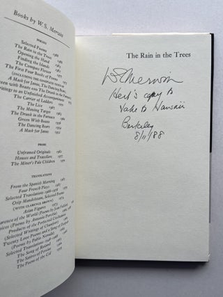 The Rain in the Trees (association copy)