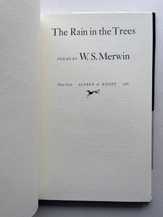 The Rain in the Trees (association copy)