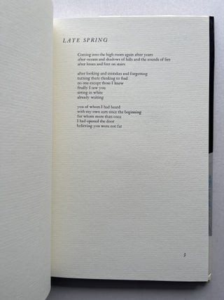 The Rain in the Trees (association copy)