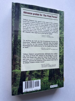The Final Forest: The Battle for the Last Great Trees of the Pacific Northwest (inscribed with laid-in note)