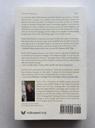 Braiding Sweetgrass: Indigenous Wisdom, Scientific Knowledge and the Teachings of Plants (inscribed)