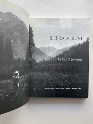 Sierra Album (inscribed to Francis Farquhar)