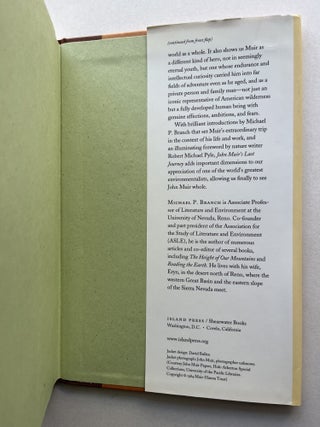 John Muir's Last Journey: South to the Amazon and East to Africa: Unpublished Journals and Selected Correspondence (inscribed by editor)