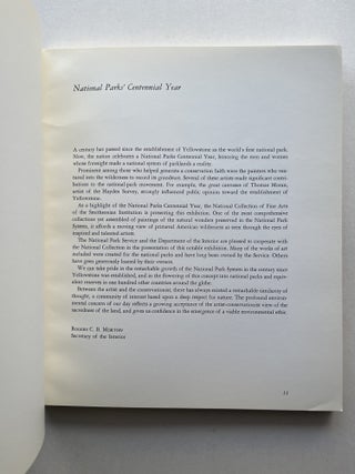 National Parks and the American Landscape (with signed letter)