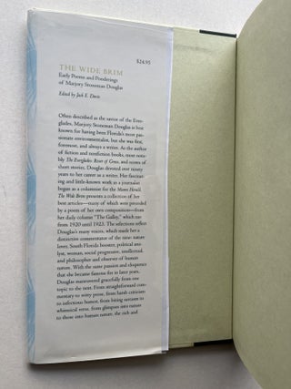 The Wide Brim: Early Poems and Ponderings of Marjory Stoneman Douglas (signed by the editor, Jack E. Davis)