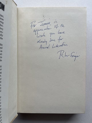 Animal Liberation (inscribed)