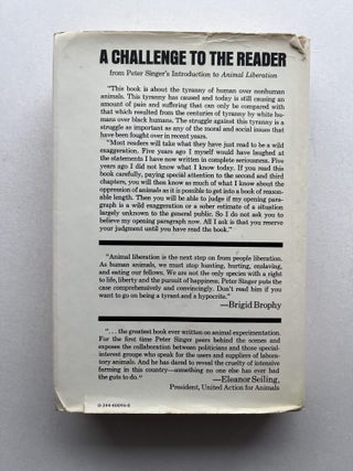 Animal Liberation (inscribed)