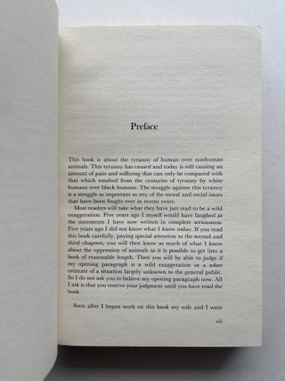 Animal Liberation (inscribed)