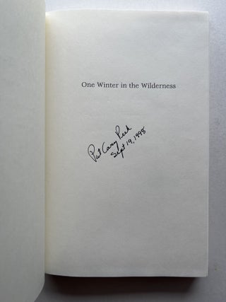 One Winter in the Wilderness (inscribed)