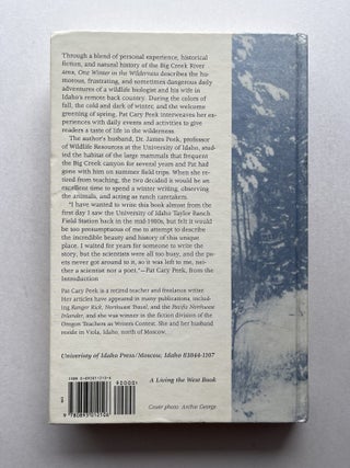 One Winter in the Wilderness (inscribed)