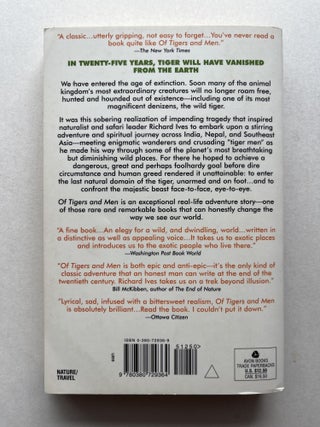 Of Tigers and Men: Entering the Age of Extinction (inscribed to George Schaller)