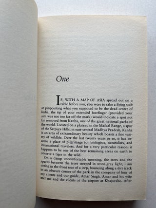 Of Tigers and Men: Entering the Age of Extinction (inscribed to George Schaller)