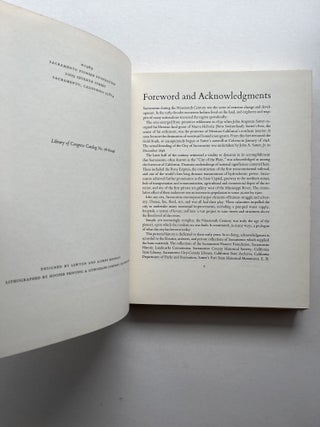 The City of the Plain: Sacramento in the Nineteenth Century (Joan Didion's copy with a note to her laid in)