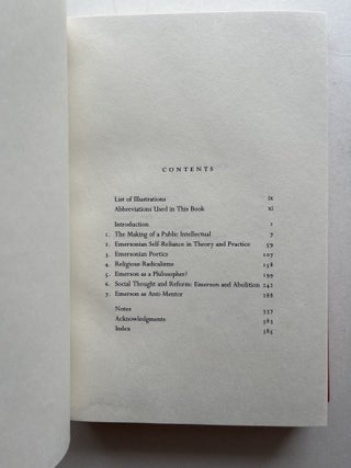 Emerson (inscribed to Richard T. T. Forman)