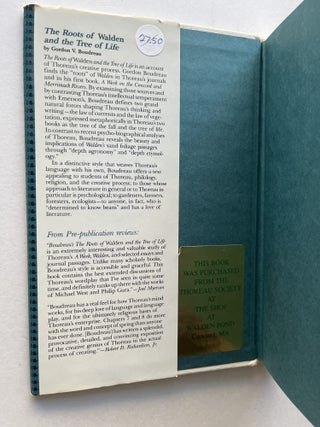 The Roots of Walden and the Tree of Life (association copy)