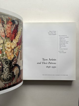 Taos Artists and Their Patrons, 1898-1950 (inscribed to N. Scott Momaday by his daughter)