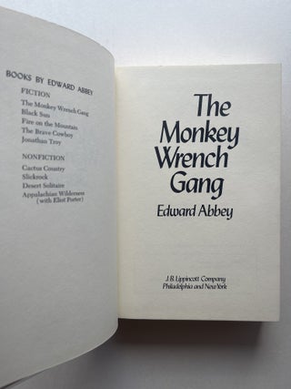The Monkey Wrench Gang (association copy)
