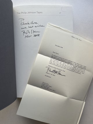 The Philip Johnson Tapes (inscribed to Chuck Close)