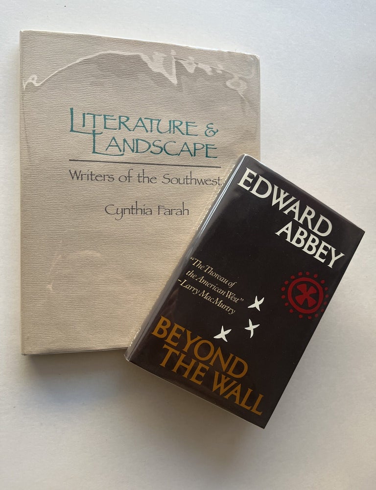 Item #2085 Beyond the Wall: Essays from the Outside (association copy). Edward Abbey, Cynthia Farah.
