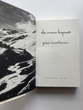 The Snow Leopard (inscribed to his lawyer)
