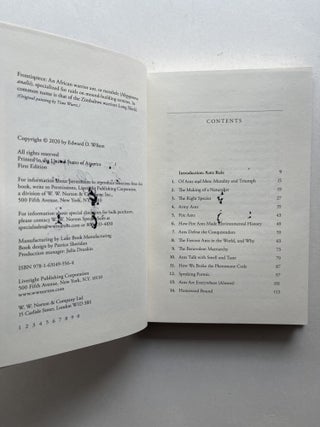 Tales from the Ant World (signed)