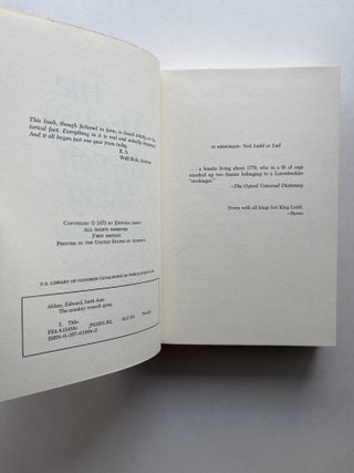 The Monkey Wrench Gang (inscribed)