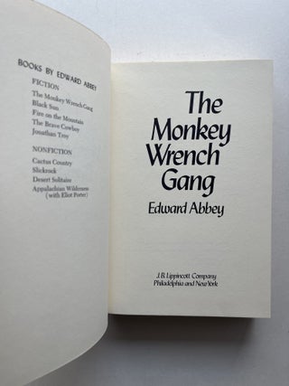 The Monkey Wrench Gang (inscribed)