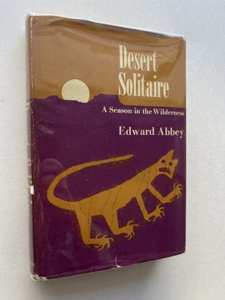 Item #2106 Desert Solitaire (inscribed). Edward Abbey, Peter Parnell