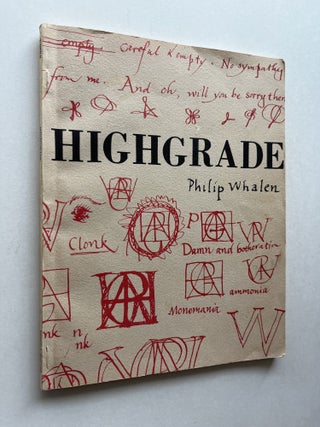 Highgrade (inscribed to Joanne Kyger