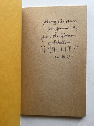 Intransit: Philip Whalen issue: The Education Continues Along (inscribed to Joanne Kyger)