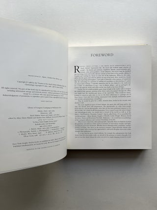 Ansel Adams: Letters and Images, 1916-1984 (association copy, inscribed by Wallace Stegner)