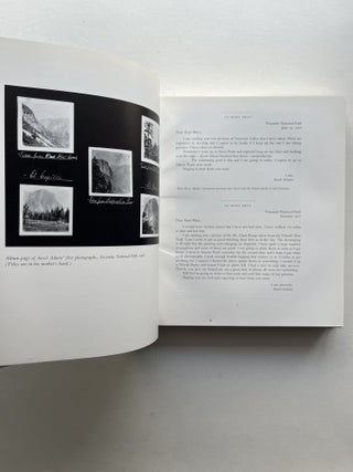 Ansel Adams: Letters and Images, 1916-1984 (association copy, inscribed by Wallace Stegner)