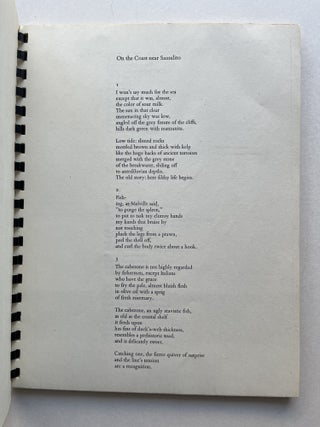 Field Guide (inscribed uncorrected galley, association copy with broadside)