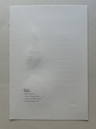 Field Guide (inscribed uncorrected galley, association copy with broadside)