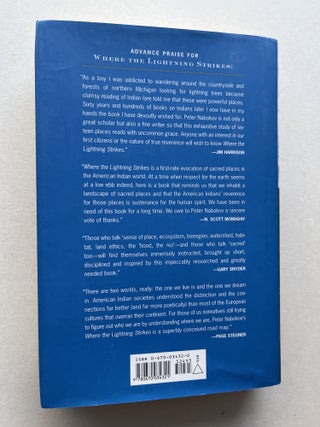 Where the Lightning Strikes: The Lives of American Indian Sacred Places (inscribed to N Scott Momaday)