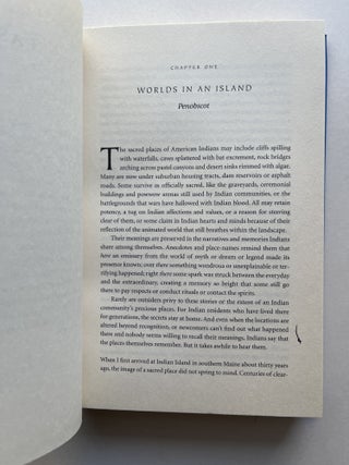 Where the Lightning Strikes: The Lives of American Indian Sacred Places (inscribed to N Scott Momaday)
