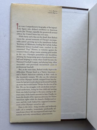 Native American Son: The Life and Sporting Legend of Jim Thorpe (inscribed to N. Scott Momaday)
