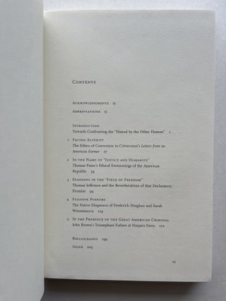 Facing the Other: Ethical Disruption and the American Mind (inscribed to her teacher N. Scott Momaday)
