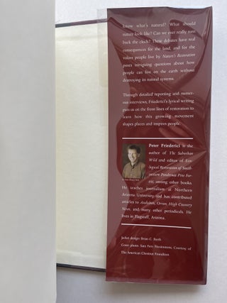 Nature's Restoration: People and Places on the Front Lines of Conservation (inscribed)