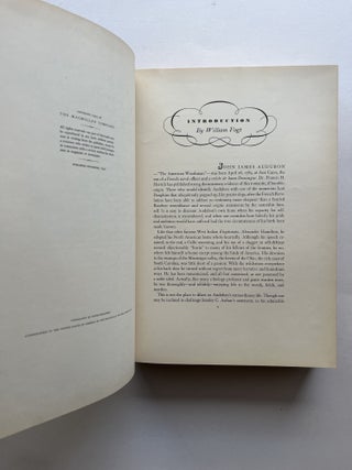 Birds of America (signed by William Vogt, who wrote the foreword)