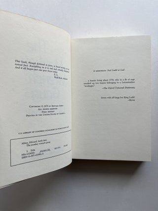 The Monkey Wrench Gang (inscribed)