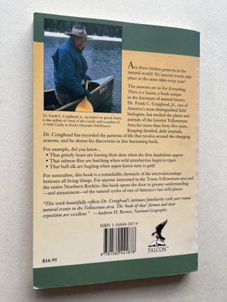 For Everything There Is a Season: The Sequence of Natural Events in the Grand Teton-Yellowstone Area (inscribed)
