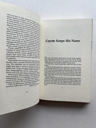 Giving Birth to Thunder, Sleeping with His Daughter: Coyote Builds North America (inscribed)