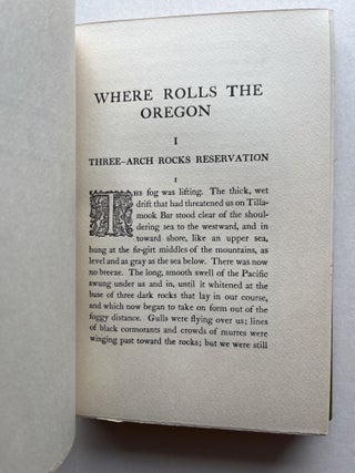 Where Rolls the Oregon (inscribed association copy)