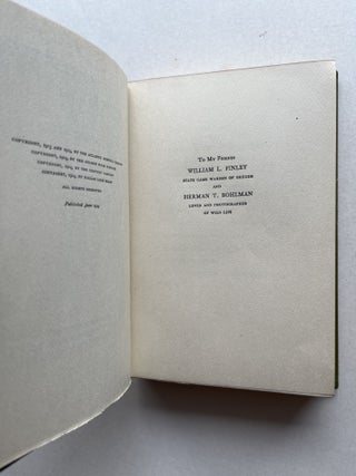 Where Rolls the Oregon (inscribed association copy)