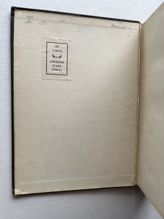 The Land of Little Rain (Lawrence Clark Powell's copy)