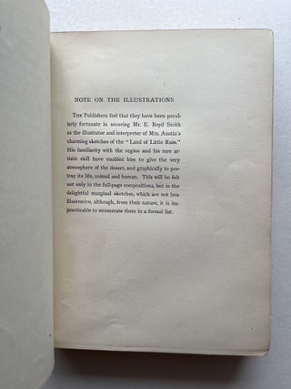 The Land of Little Rain (Lawrence Clark Powell's copy)