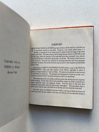 Ferns: Illustrations and Descriptions of All Known Species in New England and Middle-Atlantic States (inscribed)