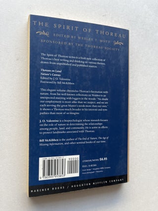 Thoreau on Land: Nature's Canvas (inscribed)