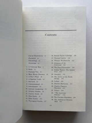 Ralph Waldo Emerson: Days of Encounter (inscribed)